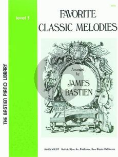 Bastien Favorite Classic Melodies Level 3 Piano