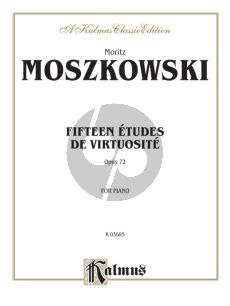 Moszkowski 15 Etudes de Virtuosite Op. 72 Piano