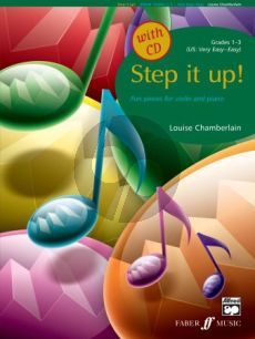 Chamberlain Step it Up! Violin and Piano (Fun Pieces Grades 1 - 3) (Bk-Cd)