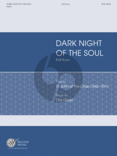 Gjeilo Dark Night of the Soul SSAATTBB-String Quartet and Piano Fullscore