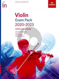 Violin Exam Pack 2020-2023 Initial Grade (Score with Part and Audio)