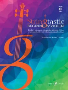 Wood Wilson Stringtastic Beginners Violin (Instrumental Solo) Book with Audio Online