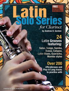 Latin Solo Series for Clarinet Book/Audio mp3 files