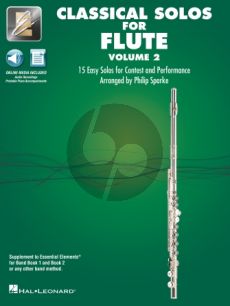 Classical Solos for Flute Book 2 (Book with Audio online) (arr. Philip Sparke)