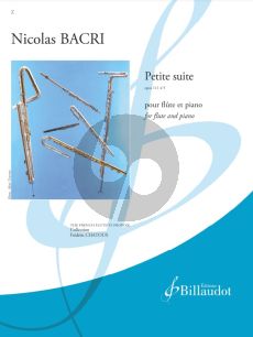 Bacri Petite Suite Op.111 no.3 for Flute - Piano