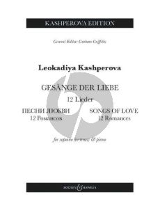 Kashperova Gesänge der Liebe Soprano or Tenor Voice and Piano (12 Lieder / Songs of Love / 12 Romances)