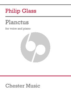 Glass Planctus for Medium Voice and Piano