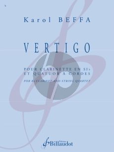 Beffa Vertigo Clarinette et Quatuor a Cordes (Part./Parties)