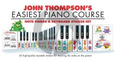 John Thompson's Note Finder & Keyboard Sticker Set