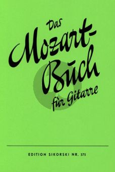 Mozart Buch fur Gitarre Bearbeitet Erwin Schwarz-Reiflingen