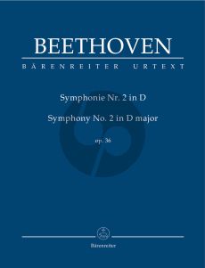 Beethoven Symphonie No.2 D-dur Op. 36 Studienpartitur (Jonathan Del Mar)