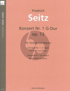 Seitz Schulerkonzert No. 1 Opus 13 Violine und Klavier