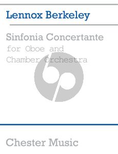 Berkeley Sinfonia Concertante Op.84 Oboe and Chamber Orchestra (piano reduction)