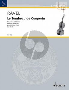 Ravel Le Tombeau de Couperin Violin-Piano (arr. Matthew van Brink)