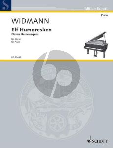 Widmann 11 Humoresken Piano solo (2007) (very adv.level)