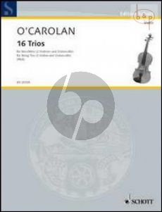 16 Trios (2 Violins-Violonc.[Viola]) (Score/Parts)