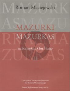 Maciejwski Mazurkas Vol. 2 for Piano