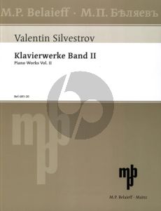 Silvestrov Piano Works Vol.2 - 1954 - 1973 (Intermediate-Advanced)