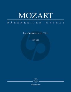 Mozart La Clemenza di Tito KV 621 Study Score (edited by Franz Giegling) (Barenreiter-Urtext)