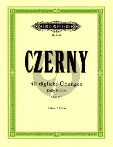 Czerny 40 Tägliche Ubungen Op.337 fur Klavier