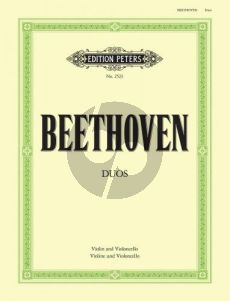 Beethoven 3 Duos (Wo O27) Violine-Violoncello (Hermann)