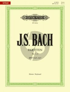 Bach 6 Partiten Vol.1 (No.1-3) BWV 825-827 Klavier (Kurt Soldan)