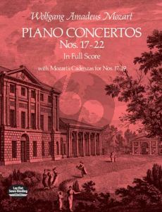 Mozart Pianoconcertos Nos.17-22 Full Score (Dover)