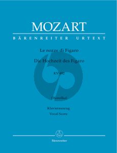 Mozart La Nozze di Figaro KV 492 Vocal Score (ital./germ.) (Honolka) (Barenreiter-Urtext)