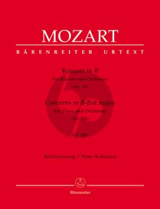 Mozart Konzert No.15 B-Dur KV 450 Klavier-Orchester Ausgabe fur 2 Klaviere (Herausgegeben von Marius Flothuis - KA von Willy Gieffer) (Urtext Neuen-Mozart Ausgabe)