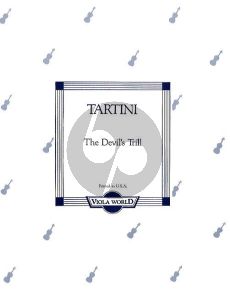 Tartini Devil's Trill Sonate for Viola and Piano (arr. Alan Arnold)
