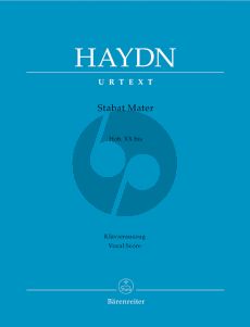 Haydn Stabat Mater Hob.XX:bis Soli-Choir-Orch. (Vocal Score) (edited by Marianne Helms and Fred Stoltzfus)