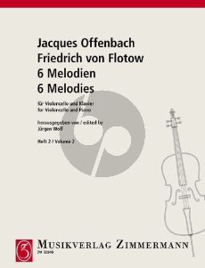 6 Melodien Vol. 2 Violoncello und Klavier (Jürgen Wolf)