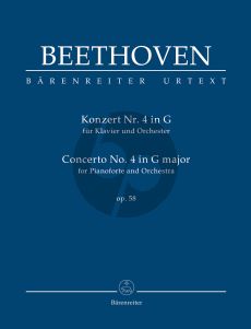 Beethoven Concerto No.4 G-major Op.58 Pianoforte and Orchestra Study Score