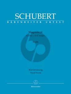 Schubert Magnificat in C-Dur D. 486 Soli-Chor-Orchester (Klavierauszug von Andreas Köhs) (Rudolf Faber)