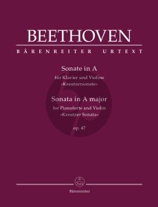 Beethoven Sonata A-major Op. 47 "Kreutzer Sonata" Violin and Piano (Clive Brown)