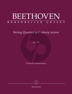 String Quartet in C-sharp minor Op. 131 (Critical commentary) (Jonathan Del Mar)