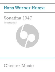 Henze Sonatina Piano solo (1947) (edited by Christopher Tainton)