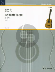 Sor Andante Largo aus Op.5 fur Gitarre