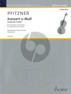 Pfitzner Konzert a-moll Op.52 fur Violoncello und Klavier