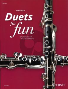 Duets for Fun for 2 Clarinets arr. Rudolf Mauz (Original Works from the Classical and Romantic eras)