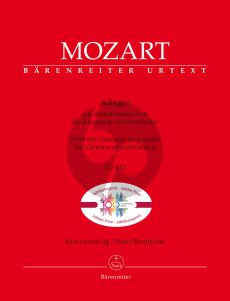 Mozart Adagio KV. 622 from the Concerto in A-major for Clarinet and Piano (Martin Schelhaas)