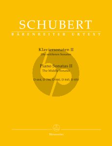 Schubert Sonaten Vol. 2 Die mittleren Sonaten Klavier (Walburga Litschauer)