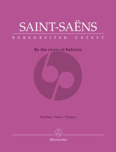 Saint-Saens By the rivers of Babylon Alto solo-SATB and Piano (Vocal Score Engl.)