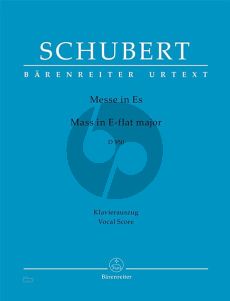 Schubert Mass E-flat major D 950 Soli-Choir and Orchestra Vocal Score (lat.) (edited by Rudolf Faber)