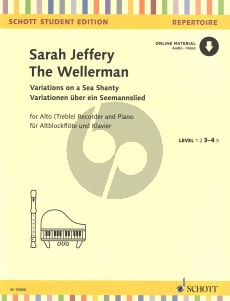 Jeffery The Wellerman Variations on a Sea Shanty Treble Recorder and Piano with Audio Online