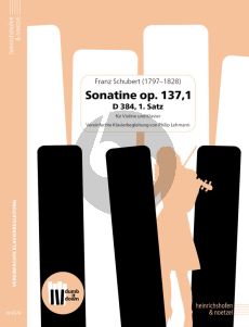 Schubert Sonatine Op.37,1 D384, 1. Satz Violine und Klavier (Vereinfachte Klavierbegleitung von Philip Lehmann)