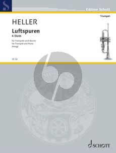 Heller Luftspuren Trompete [Bb] und Klavier