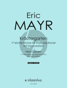 Mayr Kräutergarten - 17 leichte Stücke mit Improvisation Viola und Klavier