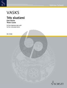 Vasks Trīs skatieni - Three Gazes for Free Instrumentation (Playing Score) (1979)