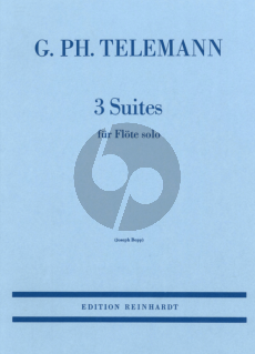 Telemann 3 Suiten Flöte solo (Joseph Bopp)